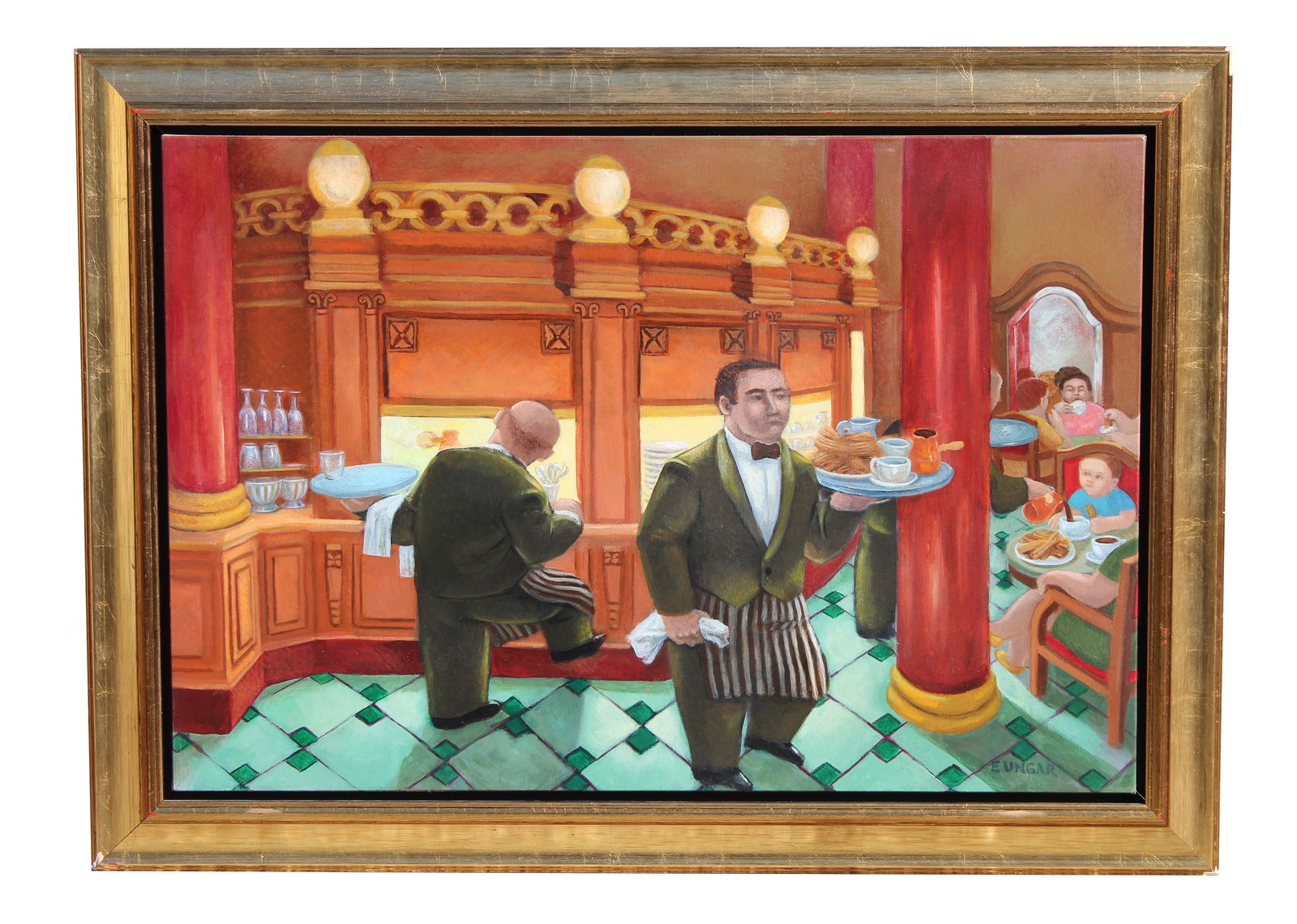Eduardo Ungar (Argentine, b. 1947) "Cafe Tortoni" (1 of 4)