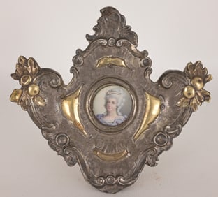 Italian 17th C. Miniature Portrait of a Lady