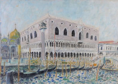 Italian School Scene of Venice, Ducal Palace