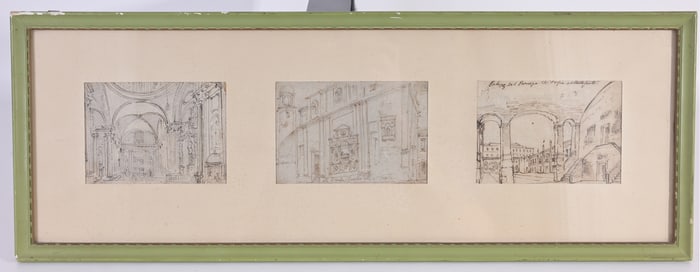 Romolo Liverani (Italian, 1809 - 1872) Sketches