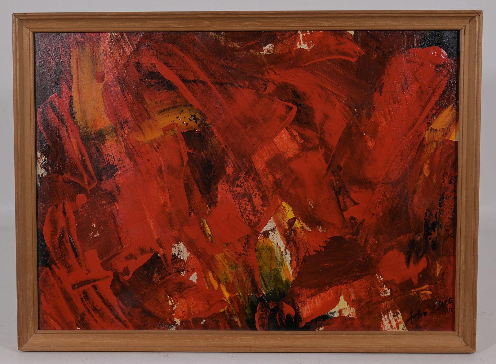 Attri. John Little (American, 1907 - 1984): Attributed John Little (American, 1907 - 1984) Oil on Board. Signed and dated lower right. Sight Size: 12.75 x 18 in. Overall Framed Size: 14.25 x 19.5 in.