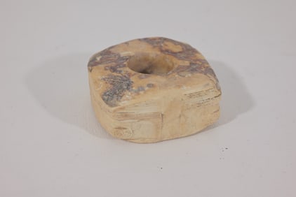 Chinese archaistic chicken-bone jade Cong