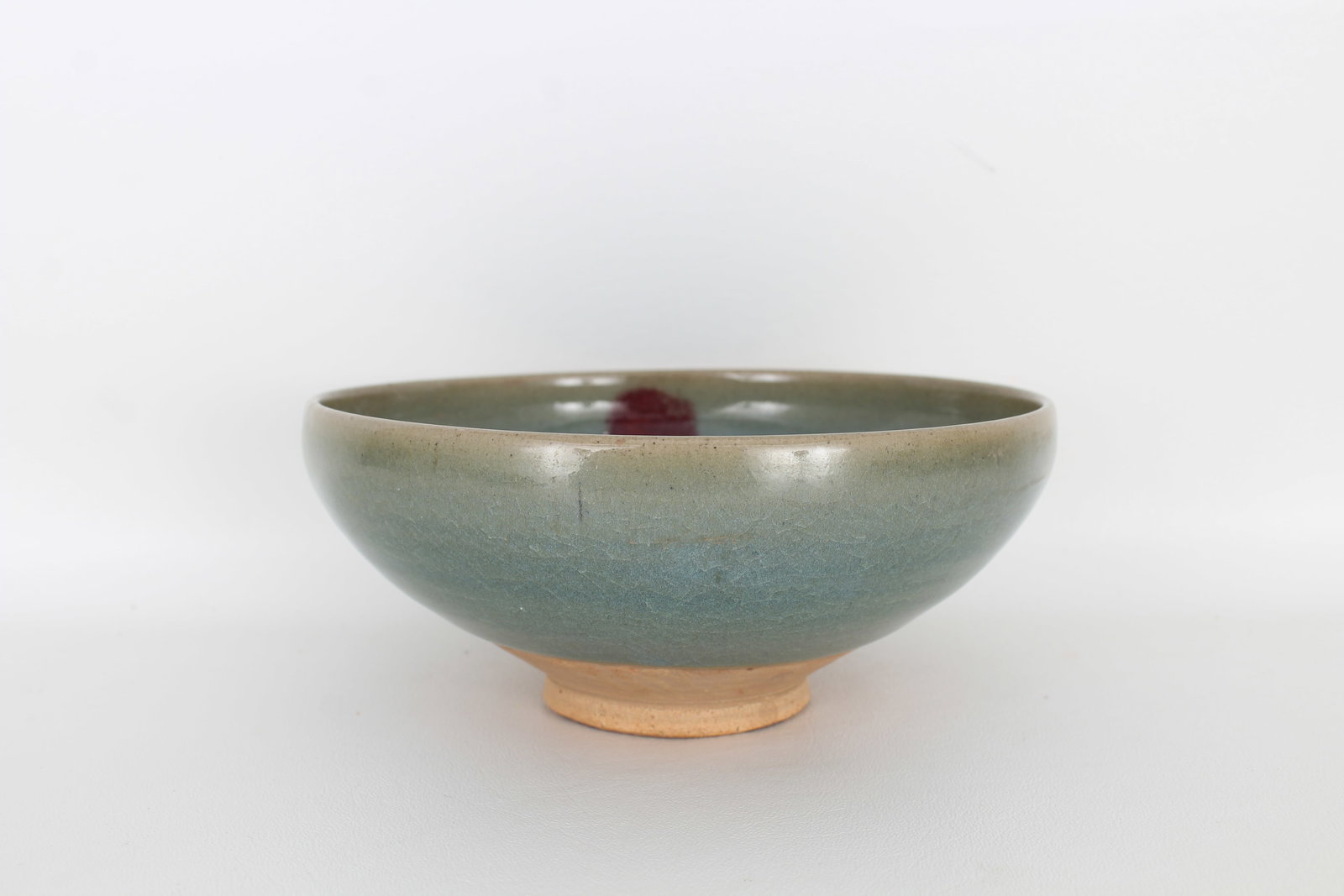 Chinese Yuan Jun Type Splash Decorated Bowl: Chinese Yuan Jun Type Splash Decorated Bowl Provenance: Private Montreal, Canada estate. Size: 3 x 6.75 in.
