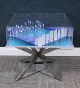 Victor Vasarely (1906 - 1997) Chess Table