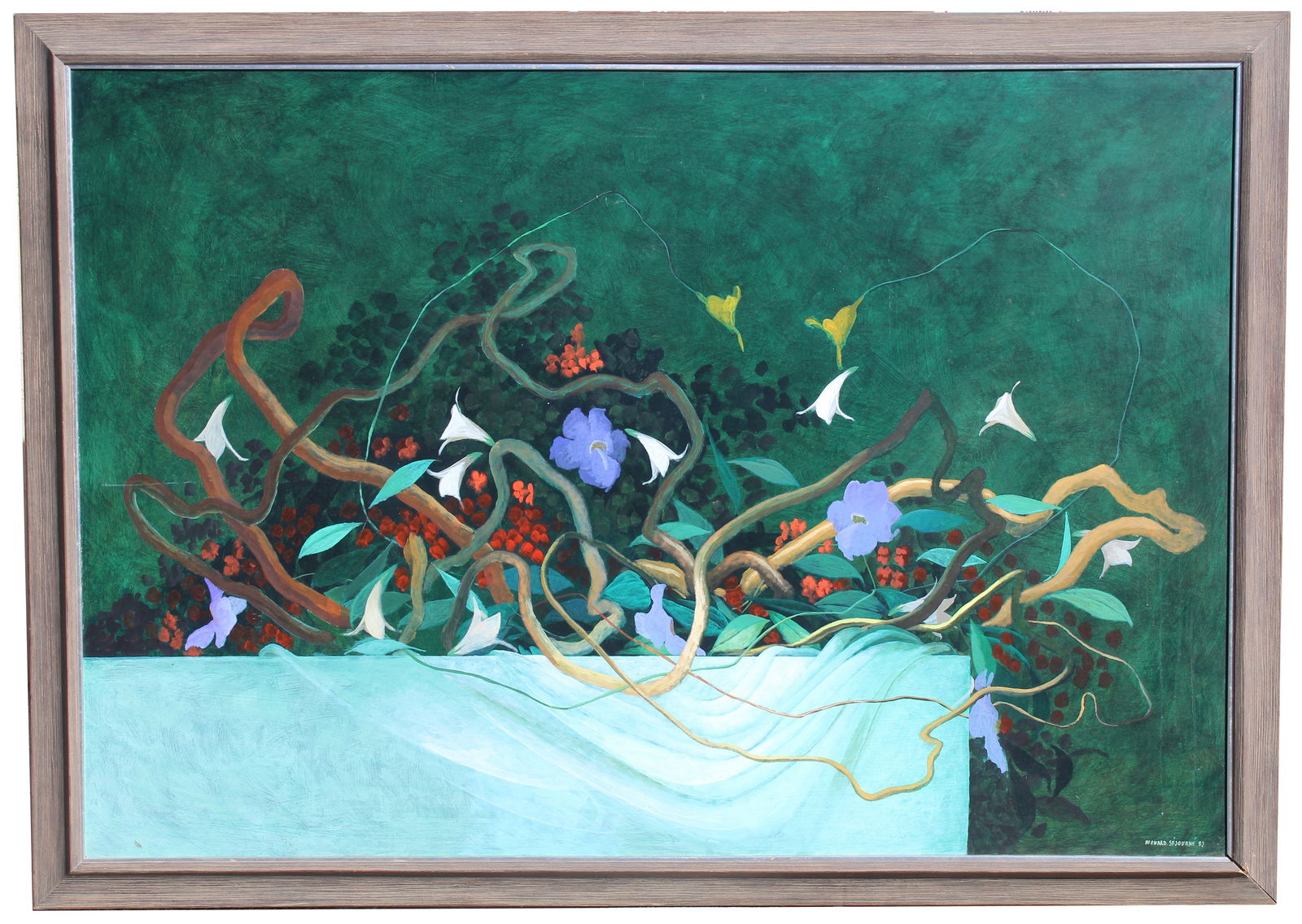 Bernard Sejourne (1947-1994) Monumental Painting (1 of 5)