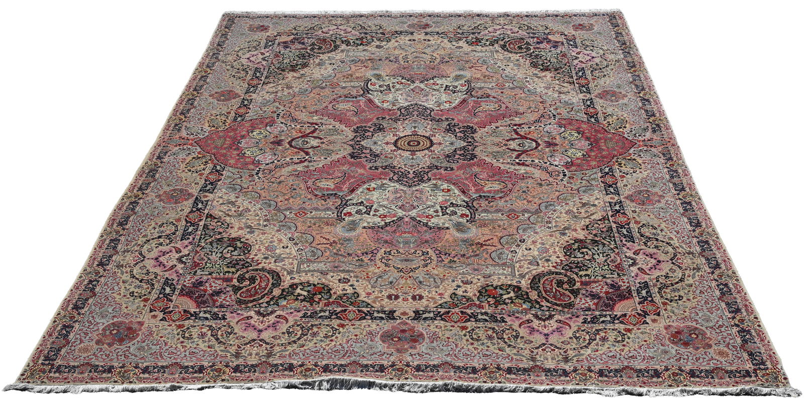 Monumental Rare Silk Warp Tabriz Rug (1 of 20)