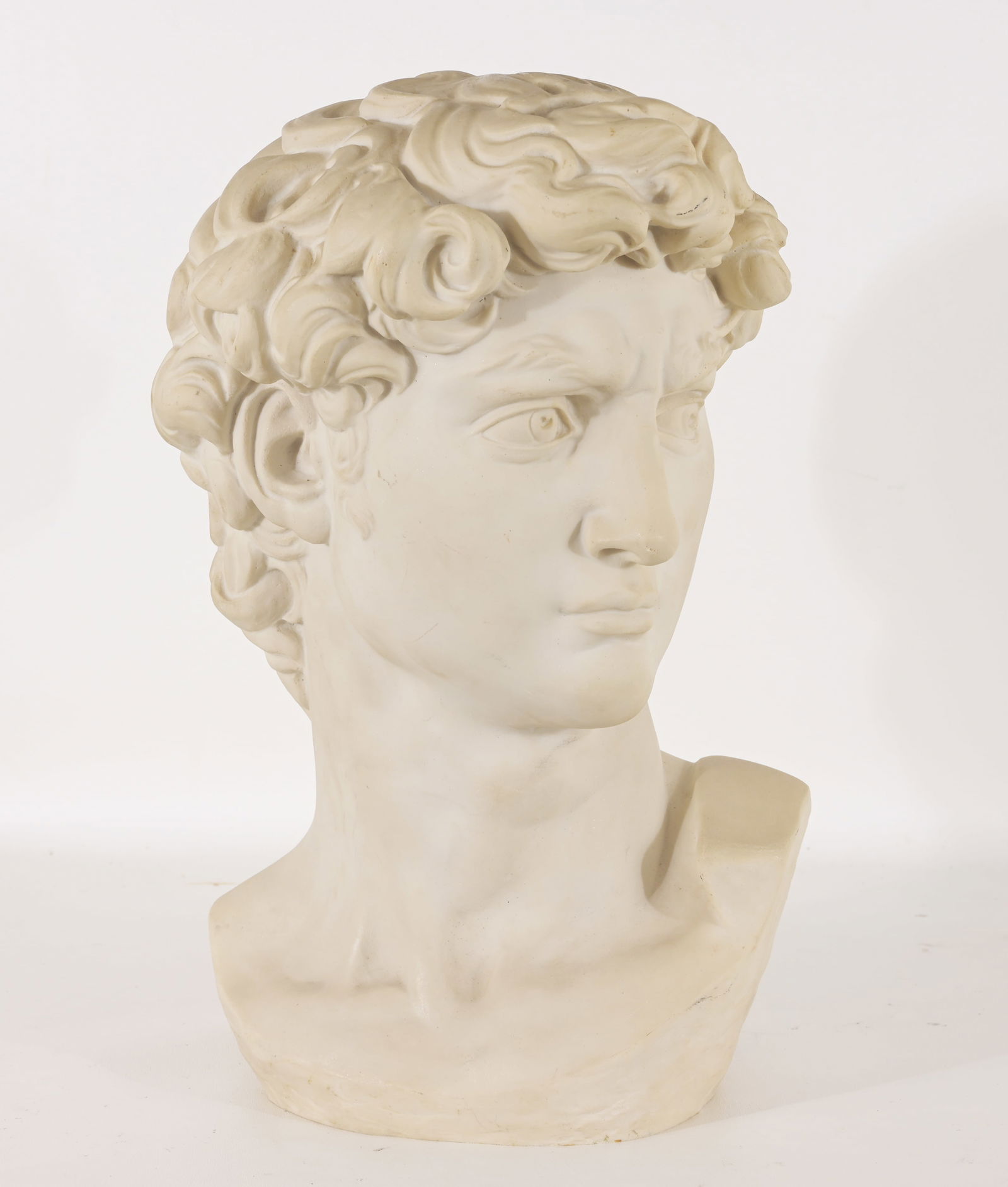 Carved Life Size Marble Sculpture of David (1 of 7)