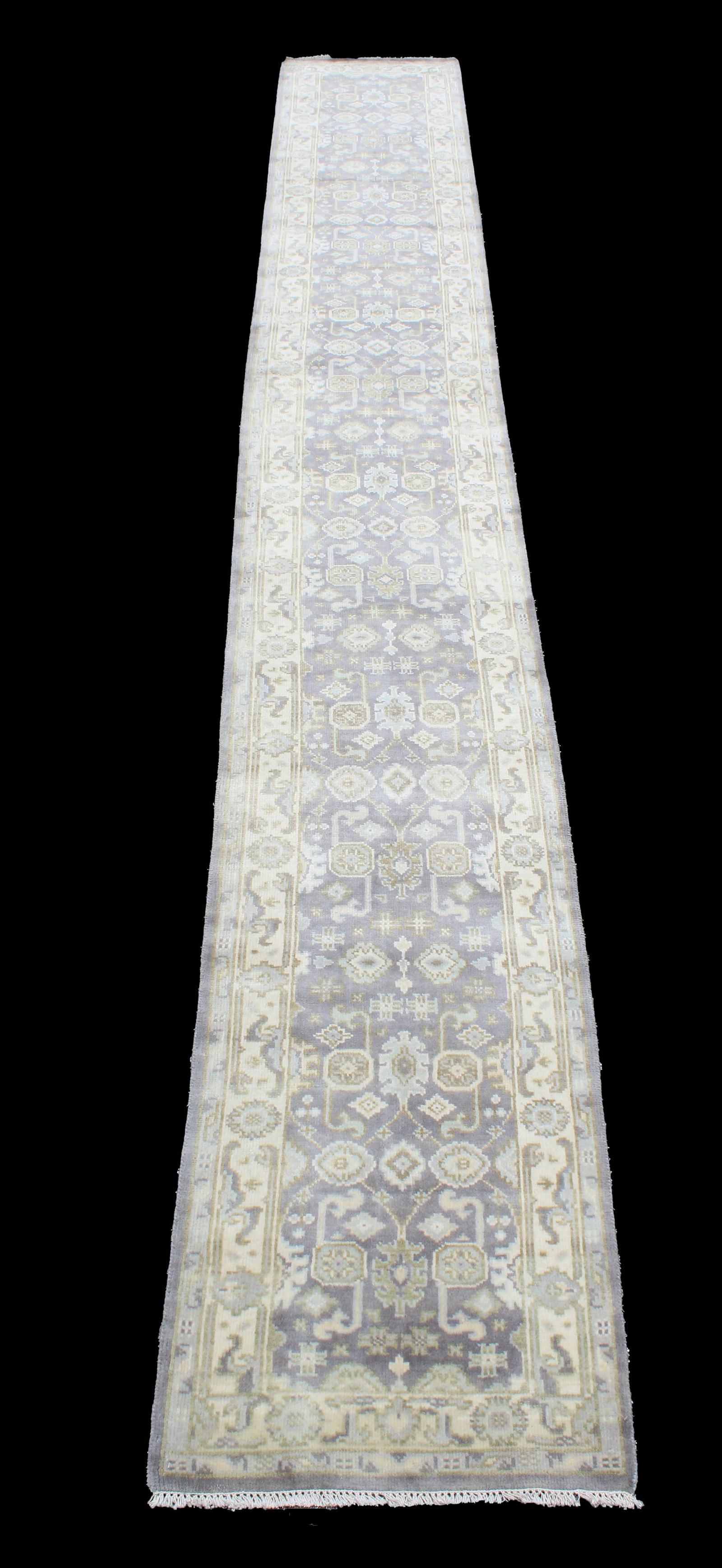 Oushak Hand-Knotted Turkish Design Wool Rug (1 of 9)