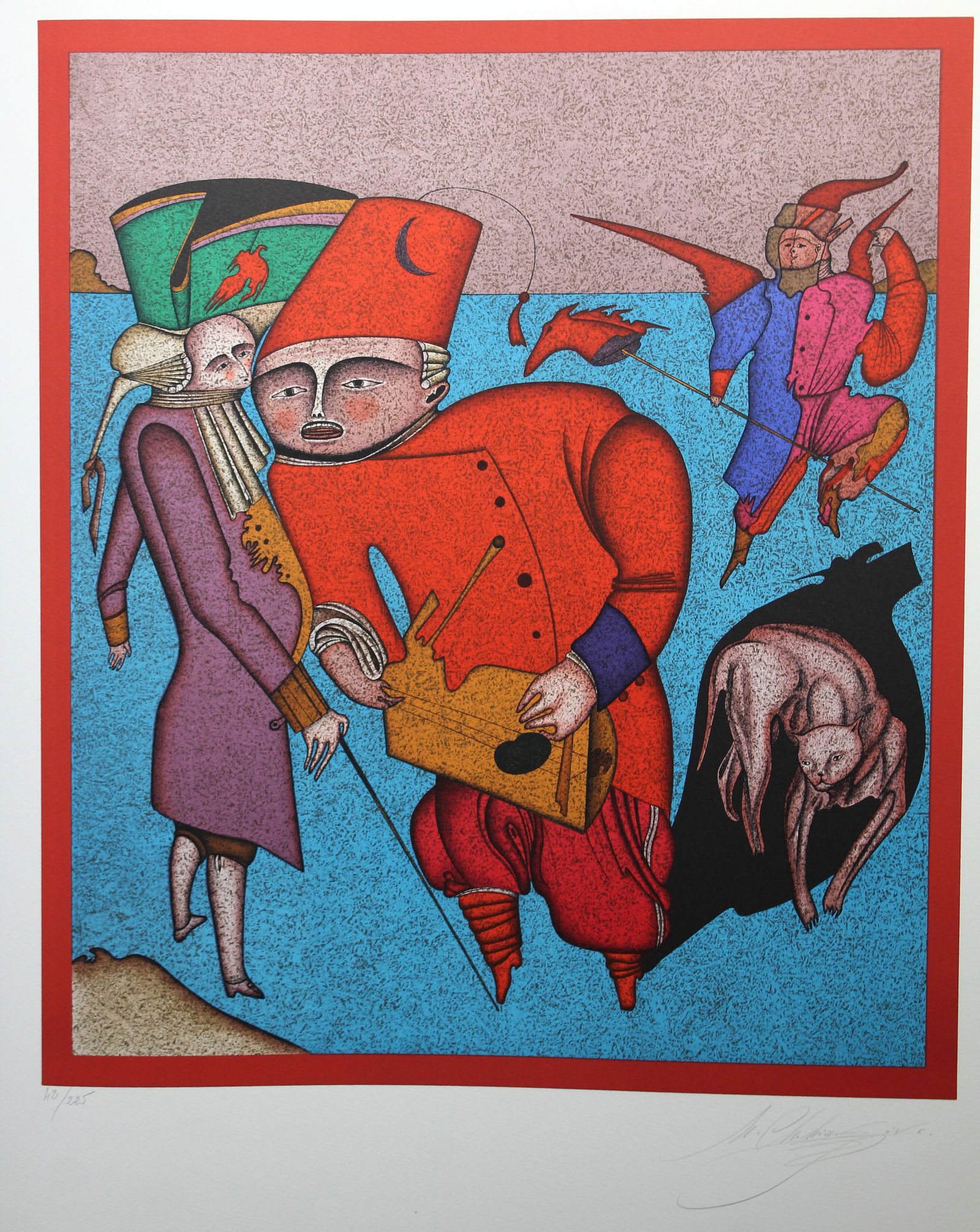 Mihail Chemiakin (B 1943) "Untitled VIII" (/225) (1 of 4)