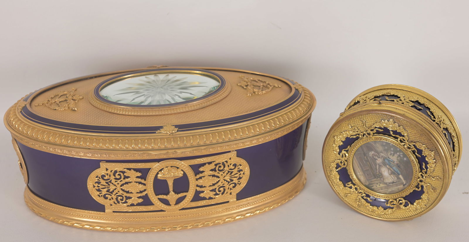 (2) Antique French Boxes, One Sevres (1 of 10)