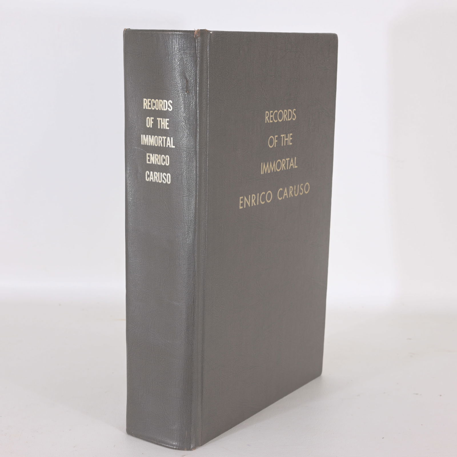Records of the Immortal Enrico Caruso Book (1 of 18)