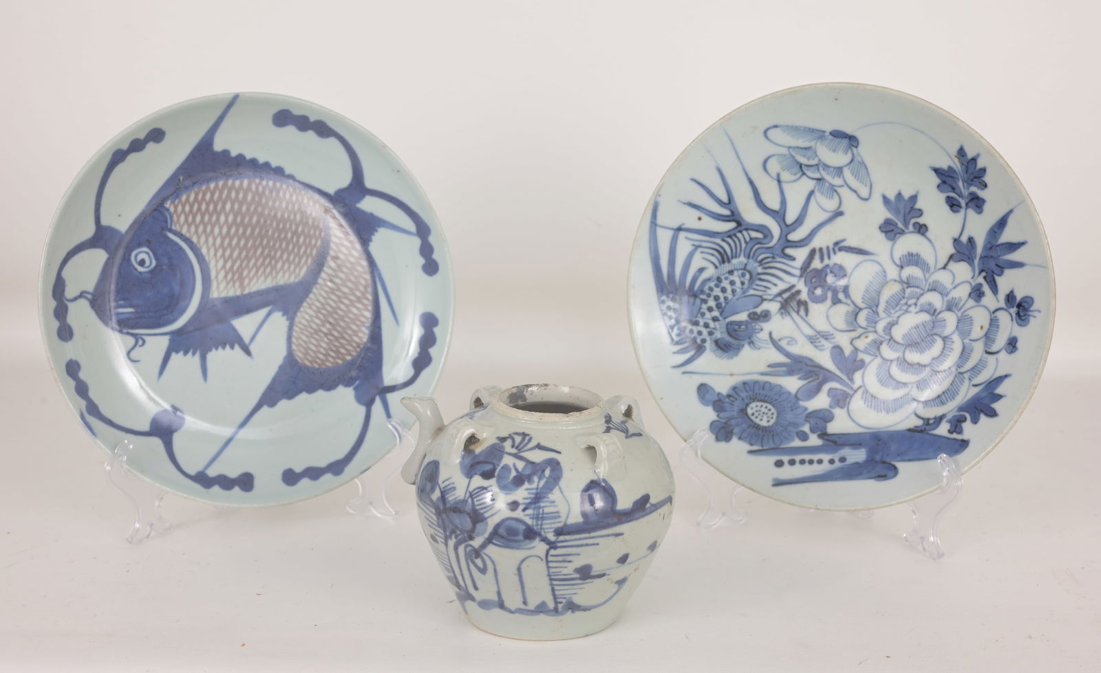 (3) Antique Chinese Porcelain Objects (1 of 7)