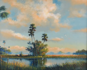 Harold Newton (1934 - 1994) Highwayman Painting