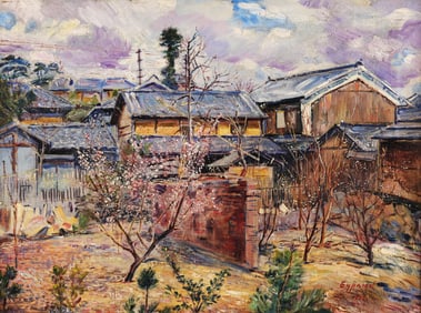 David Davidovich Burliuk (1882 - 1967) Suma Japan