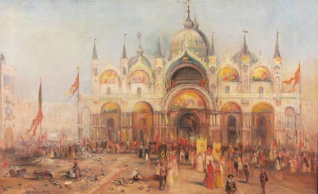 Lucien Whiting Powell (1846 - 1930) "Venice"