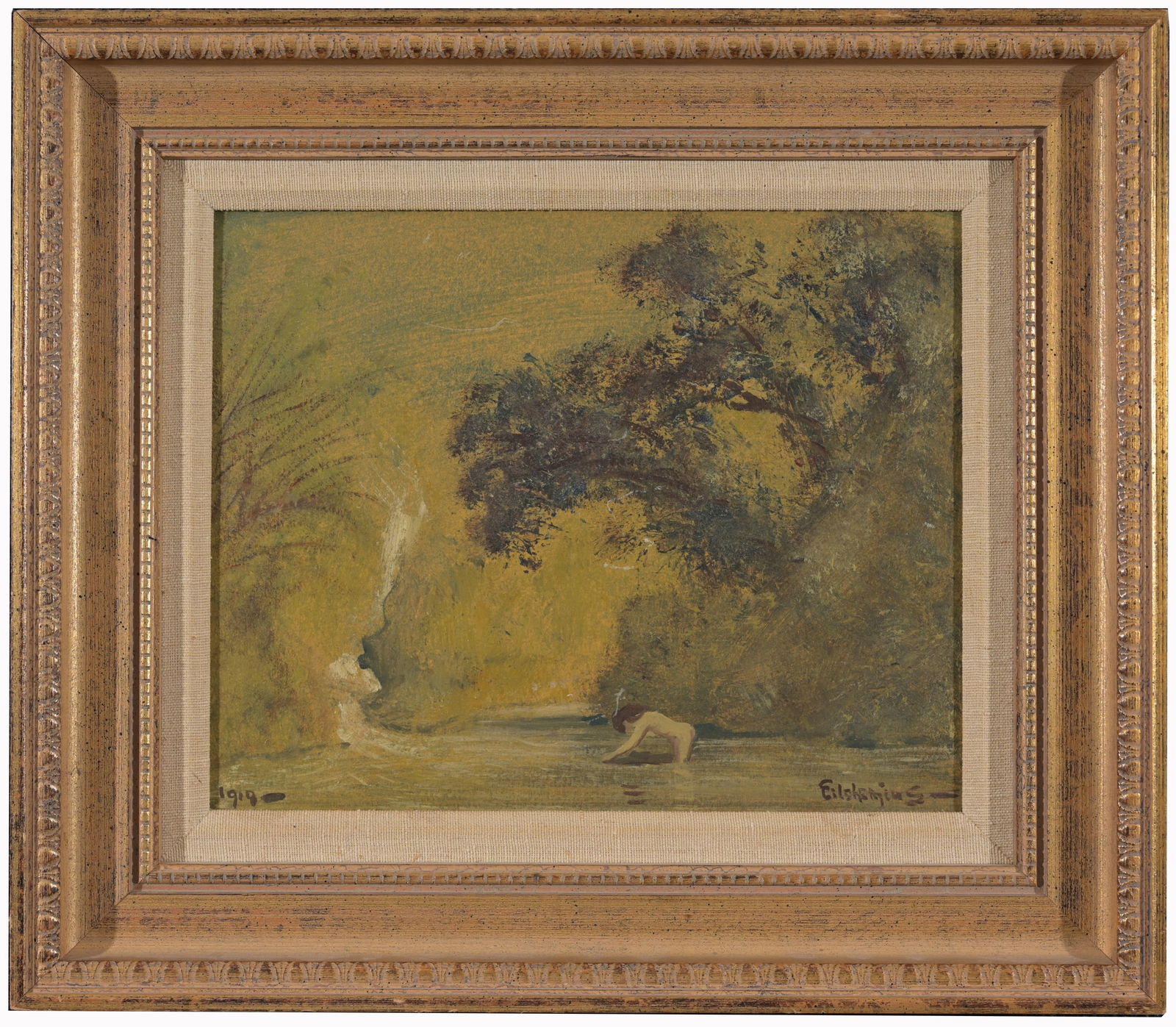 Louis Michel Eilshemius (1864 - 1941) "Bather" (1 of 5)