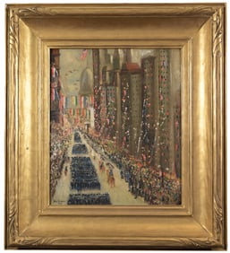 John Greer (American, 20th C.) "NYC Parade"