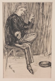 James Whistler (1834 - 1903) "Arthur Haden"