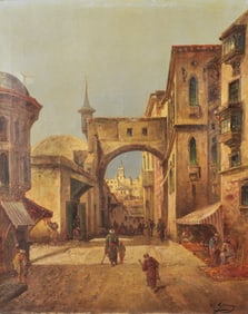 19th C. Orientalist School, Signed