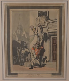 Thomas Rowlandson "Smuggling Out" Etching