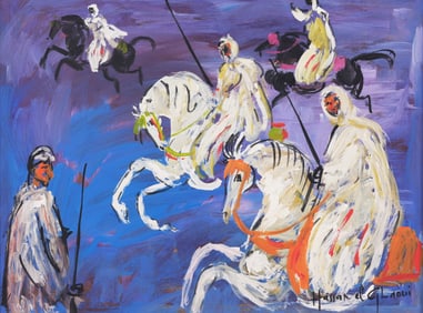 Hassan el Glaoui (Moroccan, 1924-2018) "Fantazia"