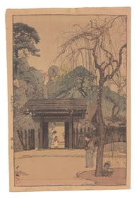 Hiroshi Yoshida - "Plum Gateway"