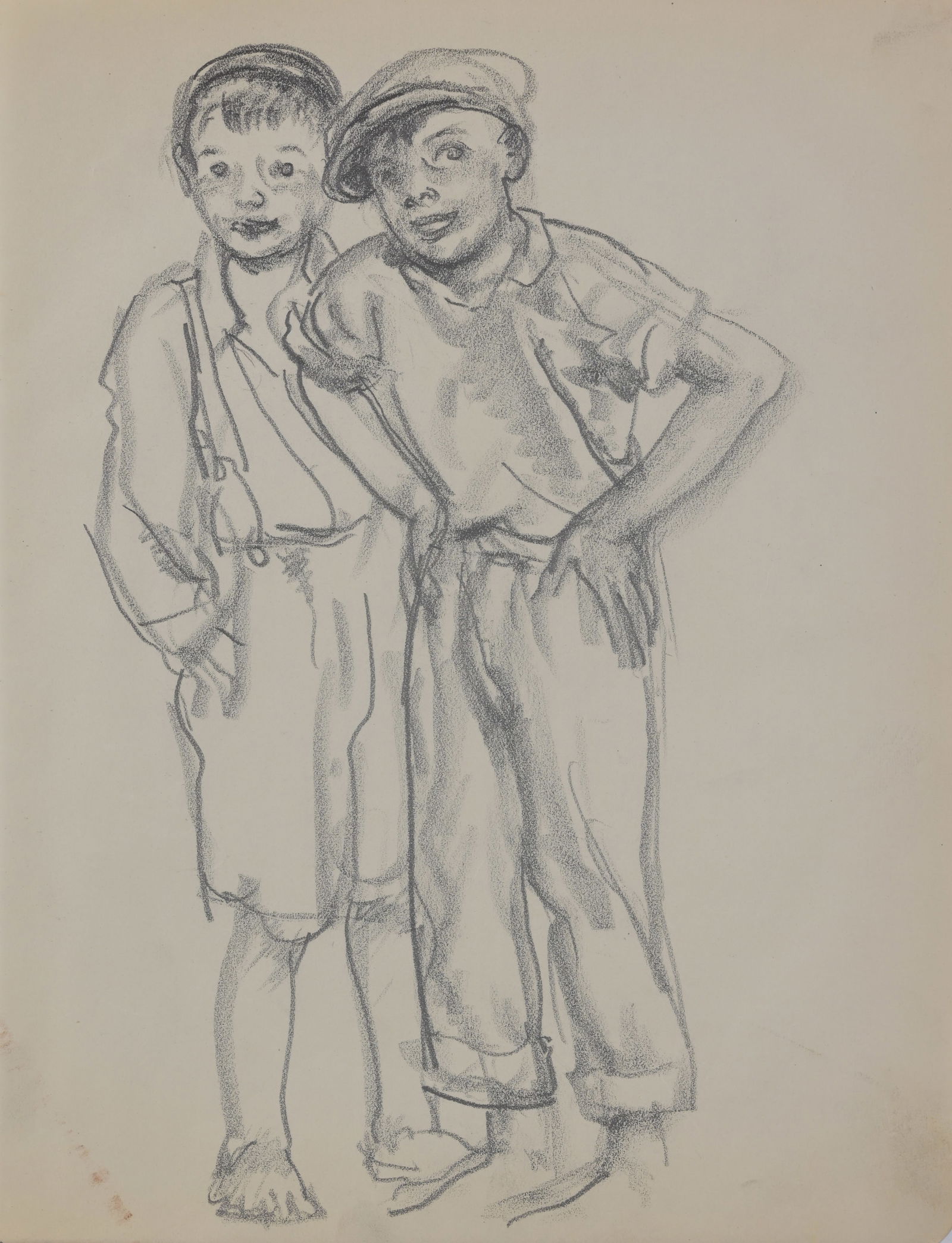 Francis Luis Mora (1874 - 1940) Pencil Sketch (1 of 2)
