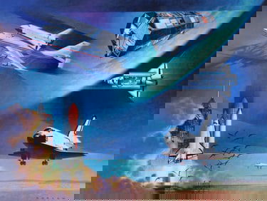 Howard Koslow (1924 - 2016) "U.S. Space Vehicles"