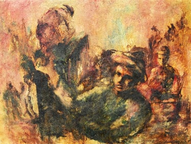 20th C. Figural Painting
