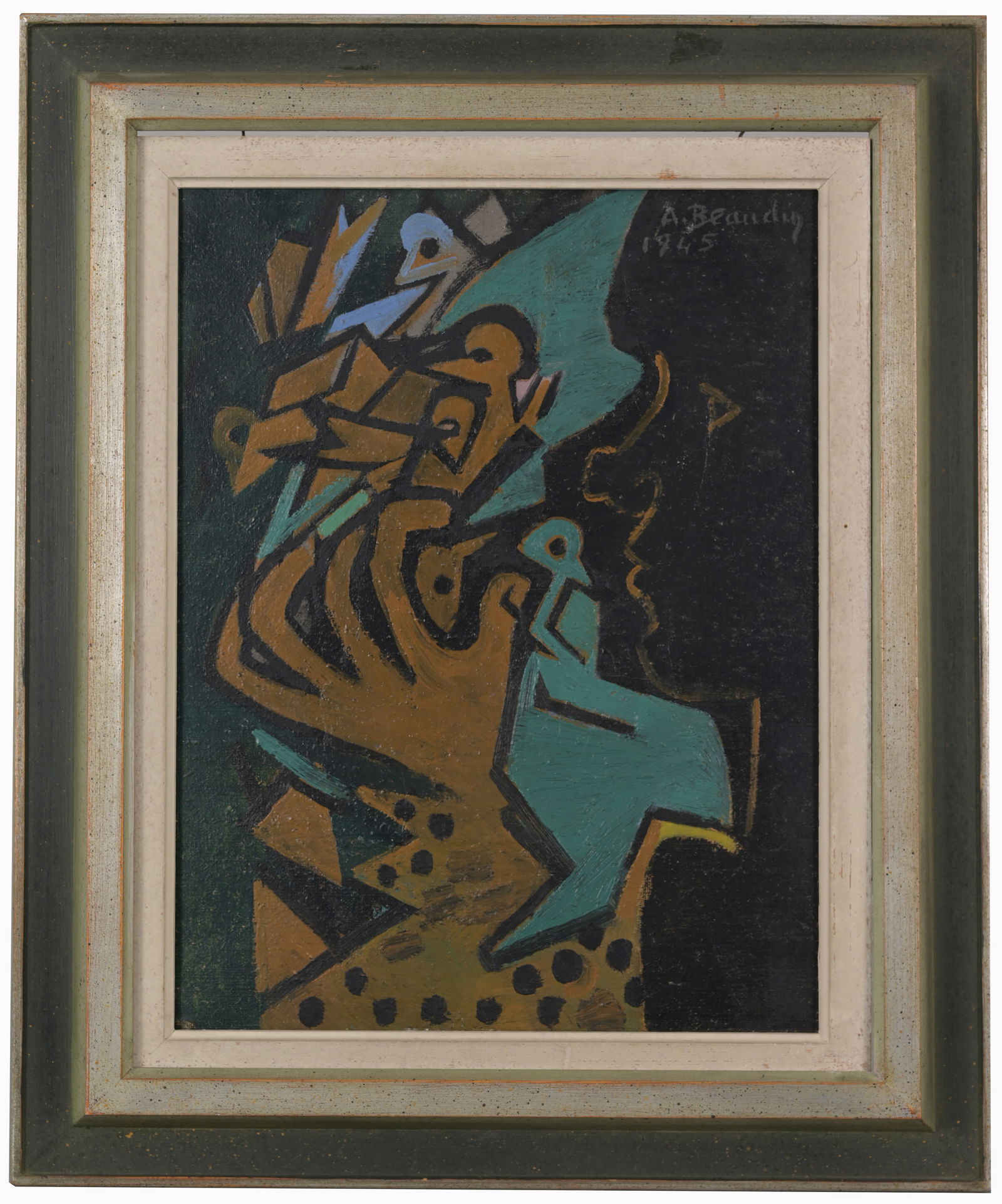 Andre Beaudin (1895 - 1979) "La colonne d'oiseaux" (1 of 5)