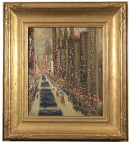 John Greer (American, 20th C.) "NYC Parade"