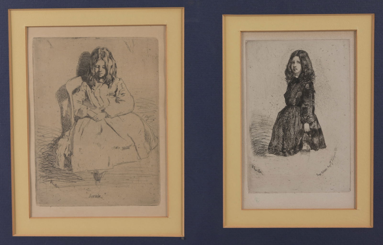 James McNeill Whistler (1834 - 1903) "Annie" (1 of 6)