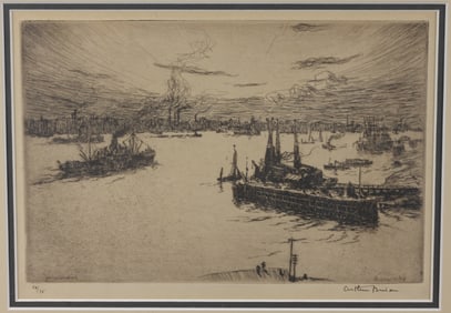 Arthur Briscoe (1873 - 1943) "Gravesend Reach"