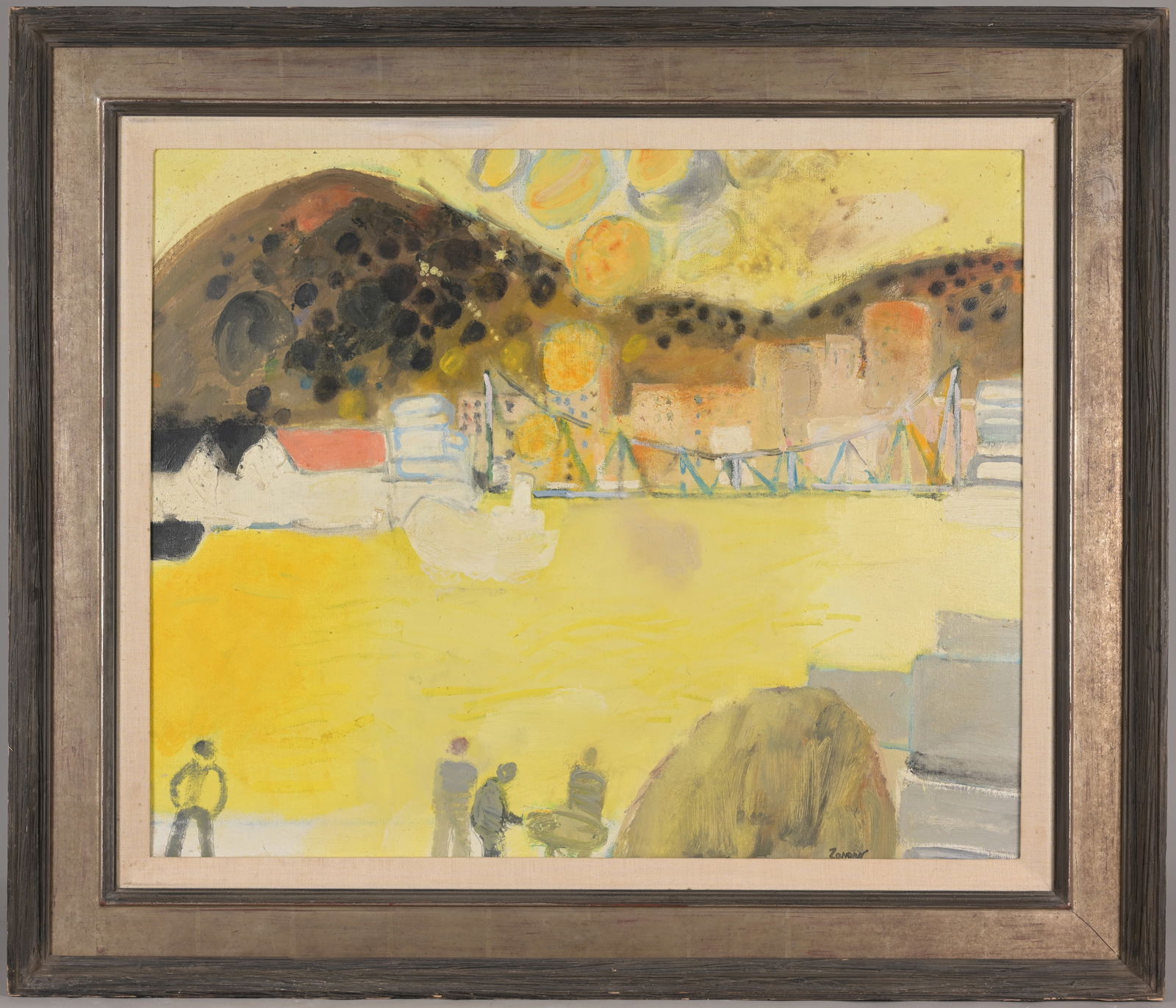 Alberto Zavaro (1925 - 2022) "Port de Marseilles" (1 of 5)