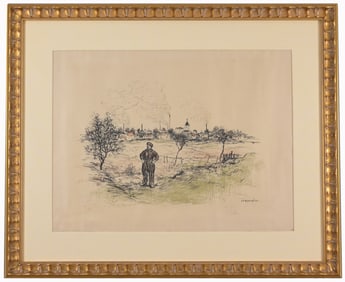 J.F Raffaelli - Le Terrassier de la Plaine