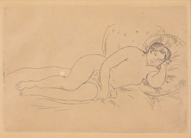 Pierre-Auguste Renoir (1841 - 1919) Etching