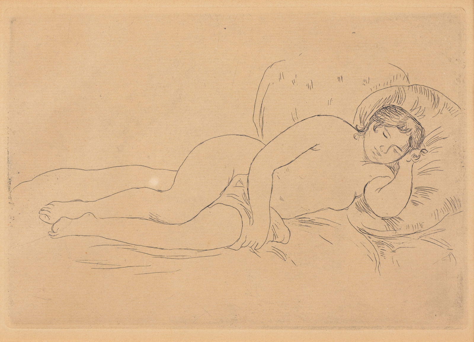 Pierre-Auguste Renoir (1841 - 1919) Etching (1 of 2)