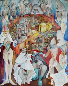 Mylo Quam (1941 1996) "Jerusalem the Siege"