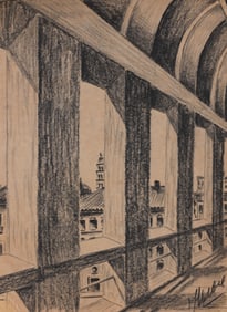 Italian Futurist Architectural Drawing