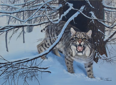 Kirk Stirnweis (B. 1967) "Bobcat"