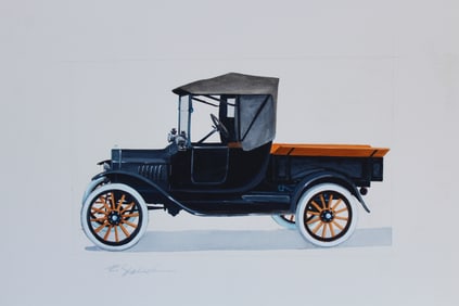 Robert Seabeck (B. 1945) "1917 Model T Truck"