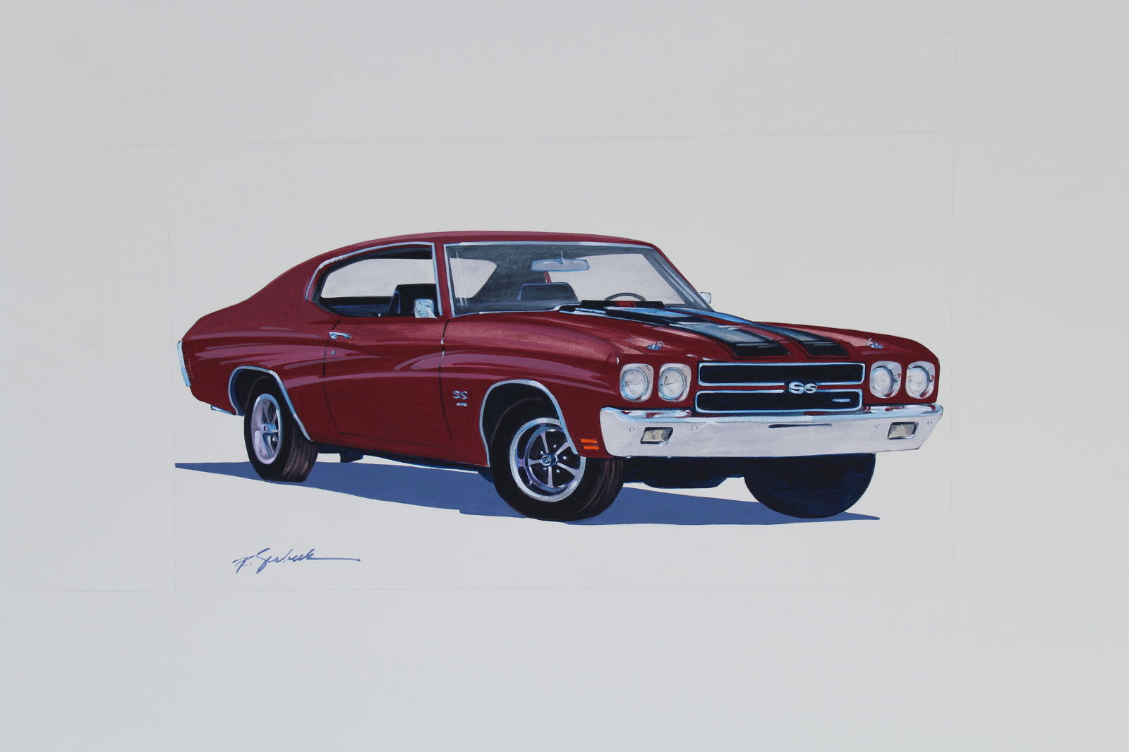 Robert Seabeck (B. 1945) "1970 Chevelle SS-454" (1 of 4)