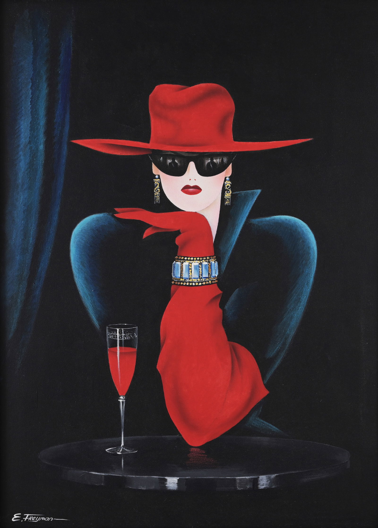 Erik Freyman (B. 1932) "Misty" (1 of 9)