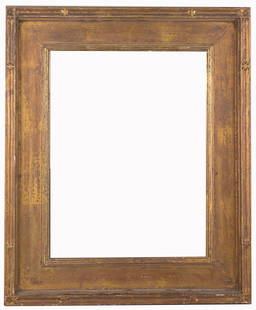 Gilt/Wood Arts & Crafts Frame - 14.25 x 11 in.: Gilt/Wood Arts & Crafts Frame. Rabbet Size: 14.25 x 11 in. Overall Frame Size: 19.5 x 16.5 in.