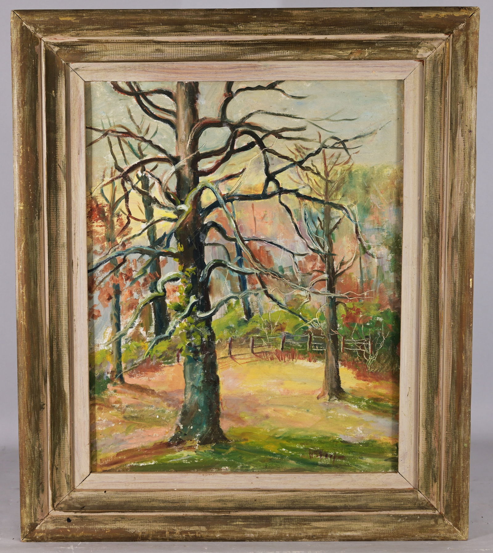 Lucille W. Sharp (1883 - 1973) "Tree in Winter" (1 of 8)