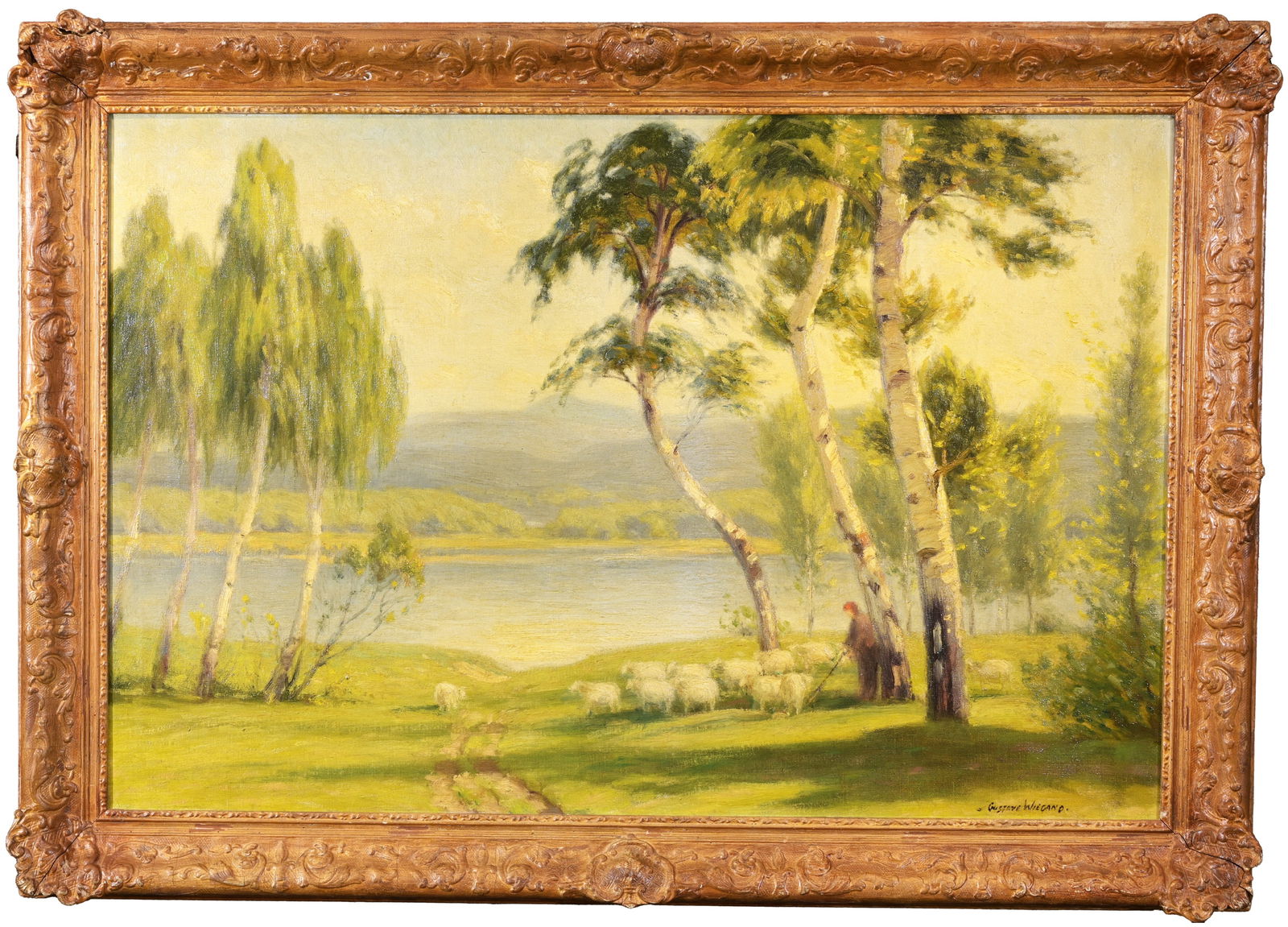 Gustave Wiegand (NY, 1870 - 1957) Arcadia NY (1 of 9)