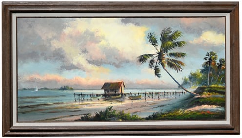 Harold Newton (1934 - 1994) 24 x 48 Highwayman