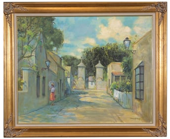 Emmett Fritz (1917 - 1995) St Augustine Courtyard