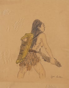 George Catlin (1796 - 1872) "Flathead Indian"