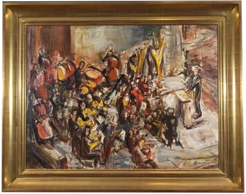 Theresa Bernstein (1890 - 2002) "Toscanini at NBC"